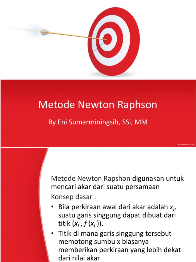 Metode Newton Raphson | PDF