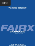 Download The Fairholme Fund Semi-Annual Report 2009 includes Bruce Berkowitzs Commentary by The Manual of Ideas SN18374511 doc pdf