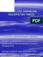 Jaringan Kecepatan Tinggi