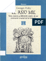 Georges Duby - El Año Mil PDF