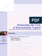 CAPM issues in international investment