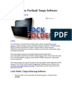Kunci Folder Peribadi Tanpa Software