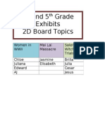 4th and 5th 2d Board Topics-1