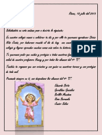 Carta Al Divino Niño Jesús