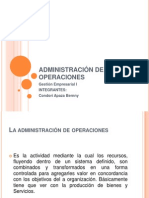 ADMINISTRACI+ôN DE OPERACIONES