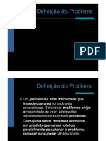 Definição Do Problema de Design