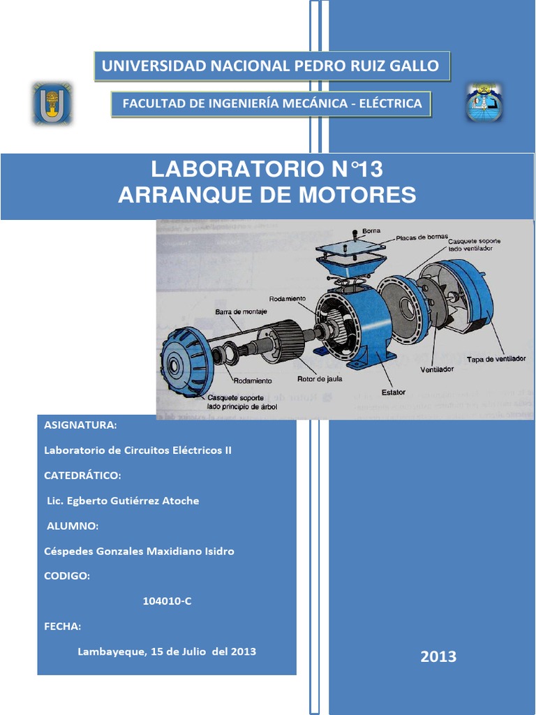 Arranque de Motores Trifásicos | PDF | Corriente eléctrica | Inductor
