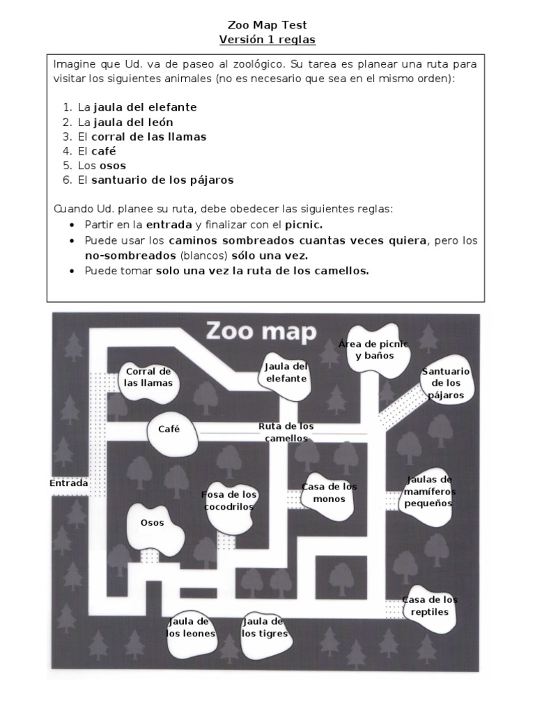 ZOO MAP Plan 1