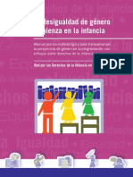 La Desigualdad de Género Comienza en La Infancia (MANUAL)