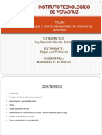 Arranque y Control de Velocidad de Motores de Induccion