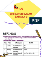 Operator Dalam Bahasa C PDF
