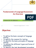 Testing and Assessing Final Presentation PDF