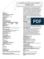 MSDS Formic Acid