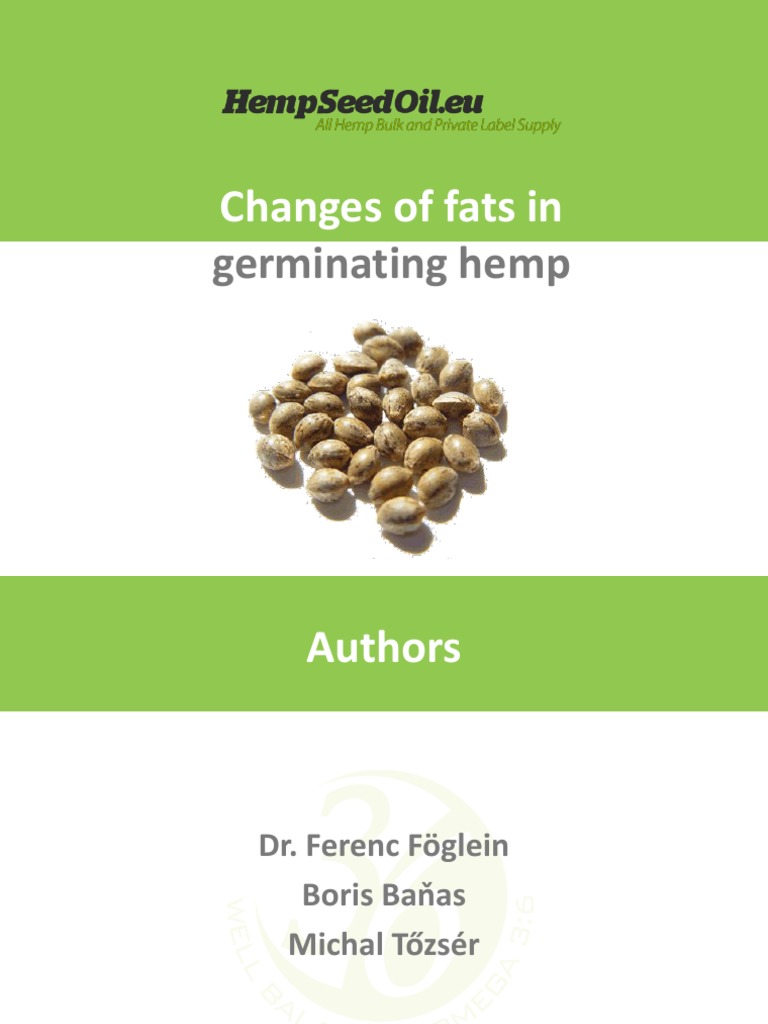 Germination Effects on Hemp Fats | PDF | Fat | Triglyceride
