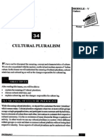 OPTIONAL MODULE-2 L-34 CULTURAL PLURALISM - Cultural Pluralism (246 KB) PDF