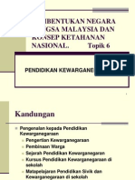 Topik 6 - Pembentukan Negara Bangsa Malaysia