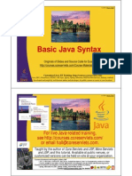 03 Basic Java Syntax PDF