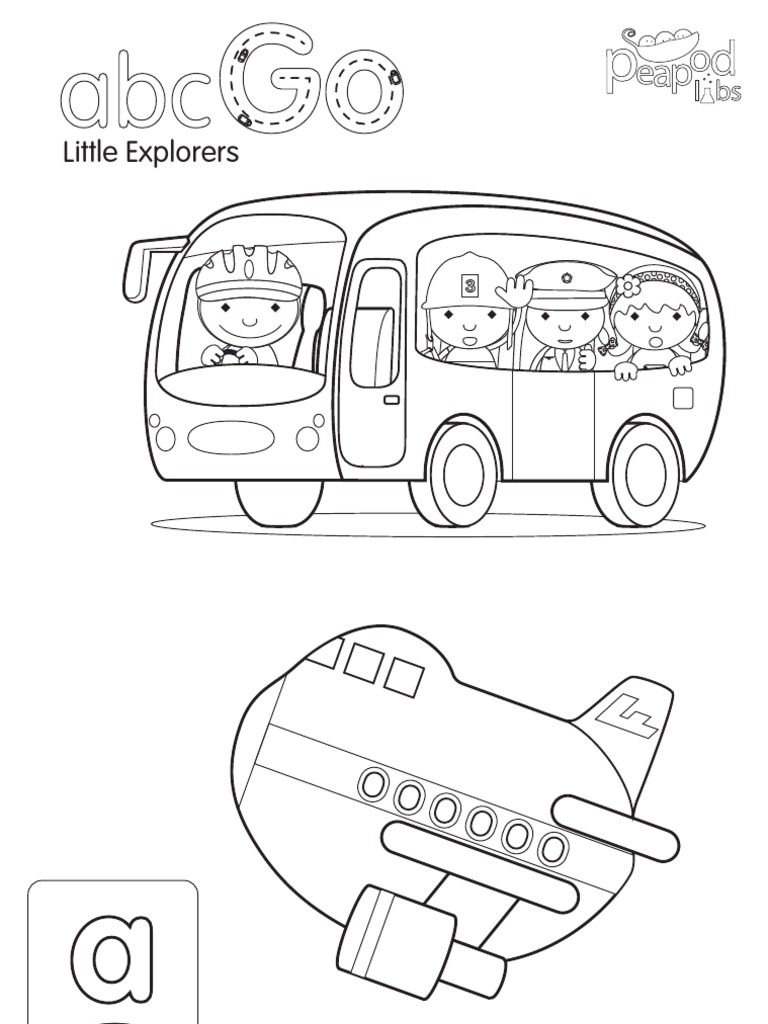 Abc Go Coloring Book PDF | PDF | Young Adult