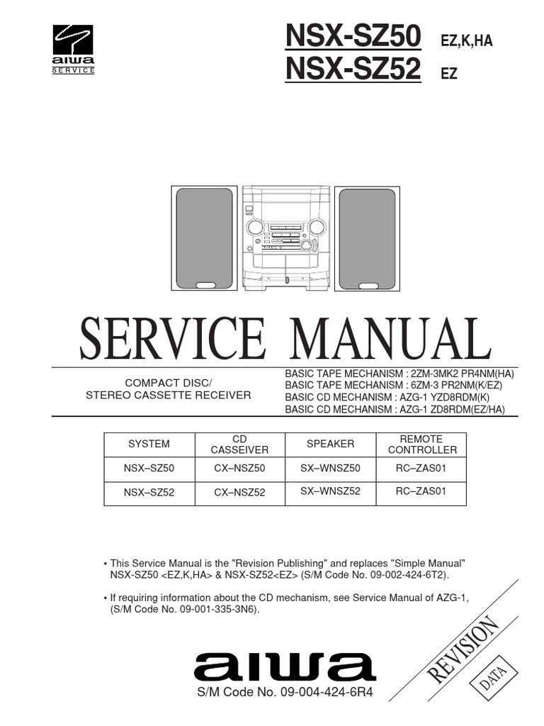 Схема aiwa nsx r41