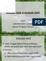 Ragam Dan Susunan Ayat