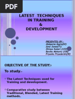Download Latest Techniques in Training and Development by shreya bul SN18384874 doc pdf
