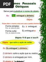 Pronomes Pessoais Obliquos