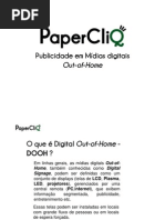 Publicidade em Mídias Digitais Out-of-Home