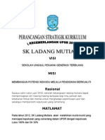 Perancangan Strategik Kurikulum