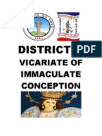 District Iv: Vicariate of Immaculate Conception