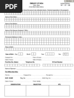 Indian Passport Renewal Form in Qatar - EAP-1D