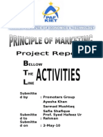 Report on BTL Activities
