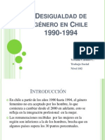 Desigualdad de género en Chile presentación