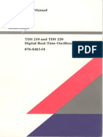 Tektronix TDS210 - 220 Series Manual PDF