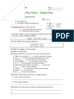 Simple Past Tense PDF