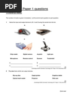 Paper 1 Questions PDF