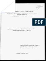 Aplicabilidad en Venezuela de La Carga Dinamica de La Prueba PDF