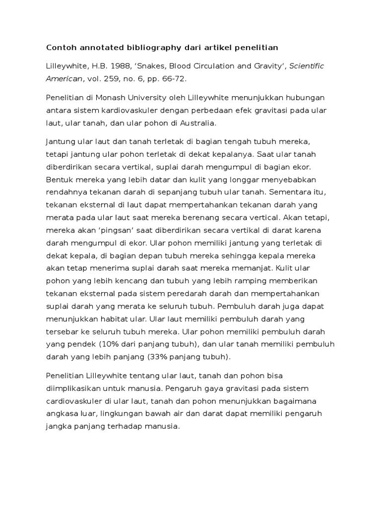 Contoh annotated bibliography bahasa inggris image