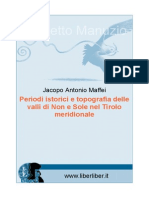 Maffei Periodi Istorici e Topografia Delle Valli Di Non e Sole