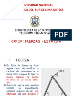 Capitulo IV Fuerzas y Estatica