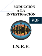Introduccion A La Investigacion - Instituto Nacional de Educacion Fisica