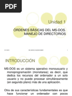 Ordenes Ms Dos
