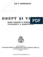 Drept Si Viata - 1936 PDF