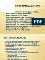 Lifting and Carrying