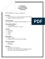 Resume - Template Fro Nsonal