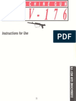 Sub Machine Gun MGV 176 Manual