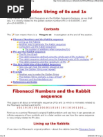 The Fibonacci Rabbit Sequence - The Golden String