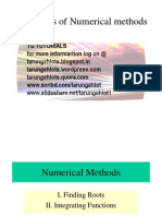 Applications of Numerical Methods