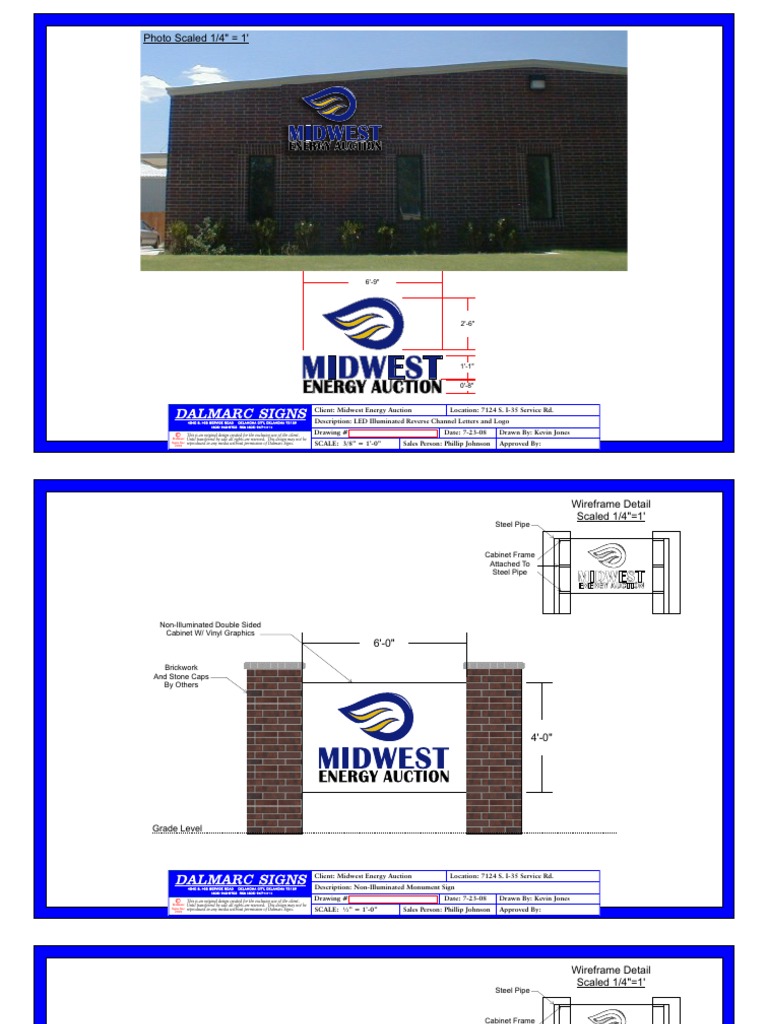 Signage Designs for Midwest Energy | PDF
