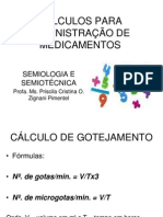 CÁLCULOS PARA ADMINISTRAÇÃO DE MEDICAMENTOS (1)