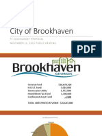 City of Brookhaven Budget Nov 12 PDF